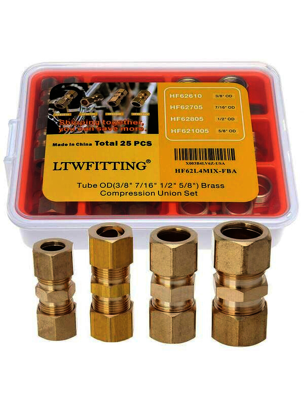 Watts 3-Pack 1/2-in Compression Fittings